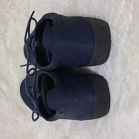 CLARKS Cloudsteppers Women's Blue Lace Up Fabrique tennis Shoe - Size 9.5 - Picture 5 of 9